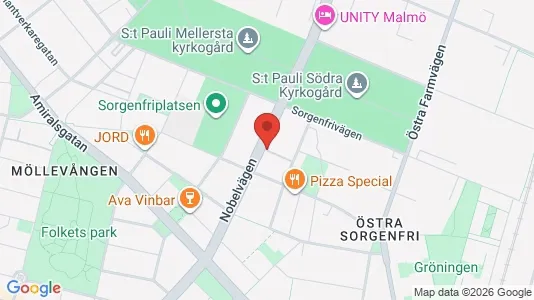 Apartments for rent i Malmö City - kort over placeringen