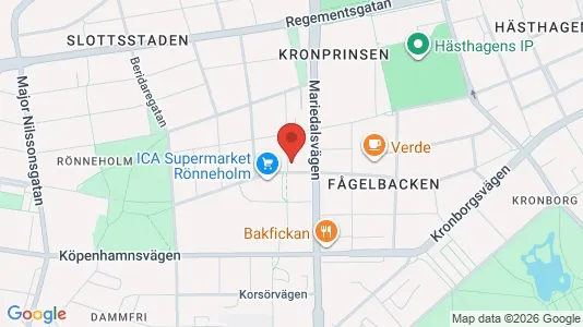 Apartments for rent i Malmö City - kort over placeringen