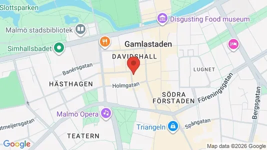 Apartments for rent i Malmö City - kort over placeringen