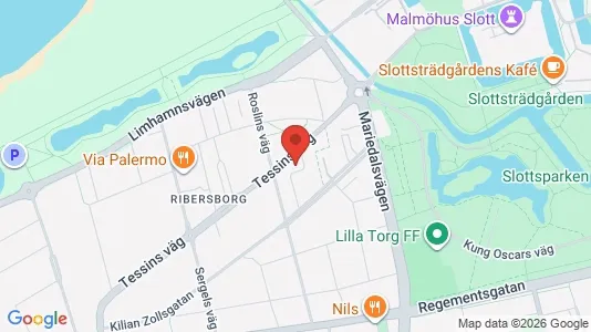 Apartments for rent i Malmö City - kort over placeringen