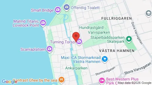 Apartments for rent i Malmö City - kort over placeringen