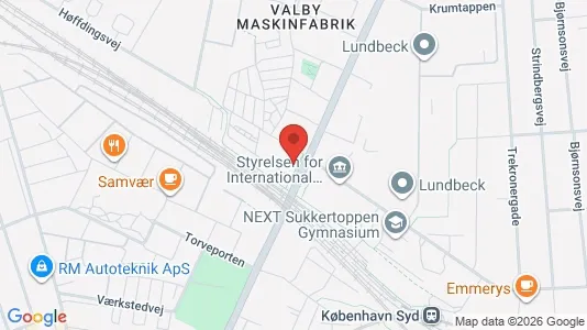 Apartments for rent i Valby - kort over placeringen