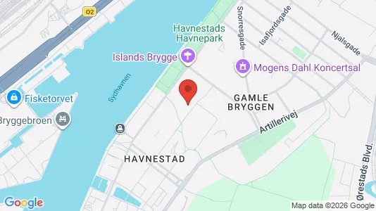 Apartments for rent i Copenhagen S - kort over placeringen