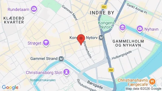 Apartments for rent i Copenhagen K - kort over placeringen