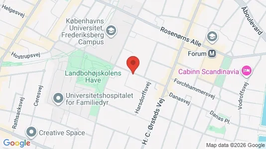 Rooms for rent i Copenhagen S - kort over placeringen