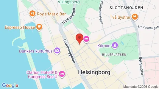 Apartments for rent i Helsingborg - kort over placeringen