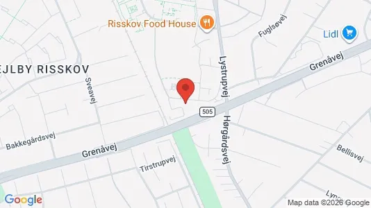 Apartments for rent i Risskov - kort over placeringen