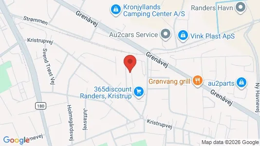 Apartments for rent i Randers SØ - kort over placeringen