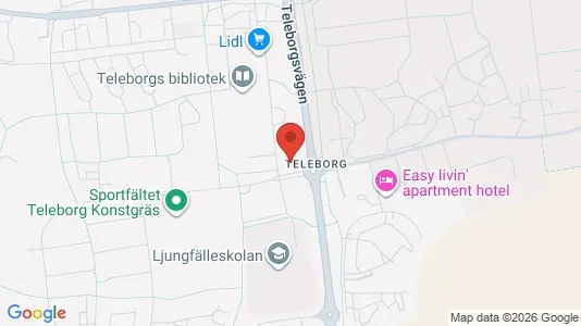 Apartments for rent i Växjö - kort over placeringen