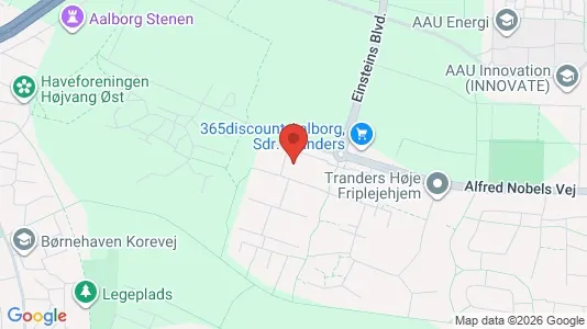 Apartments for rent i Aalborg Øst - kort over placeringen