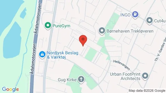 Apartments for rent i Aalborg SØ - kort over placeringen
