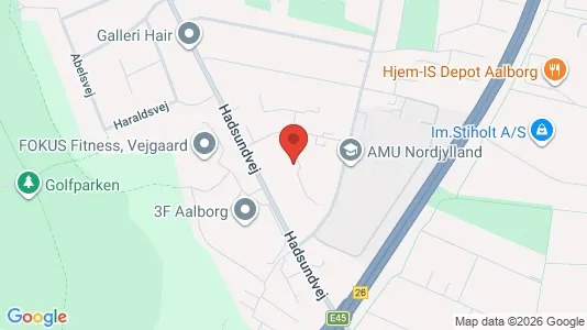 Apartments for rent i Aalborg Center - kort over placeringen