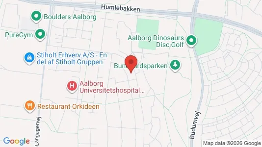 Apartments for rent i Aalborg Øst - kort over placeringen
