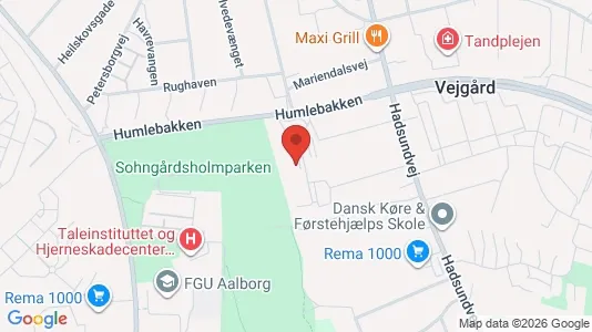 Apartments for rent i Aalborg Center - kort over placeringen