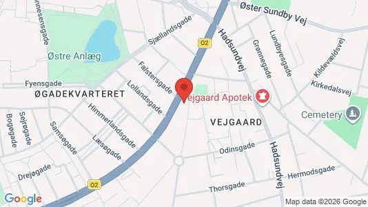 Apartments for rent i Aalborg Center - kort over placeringen