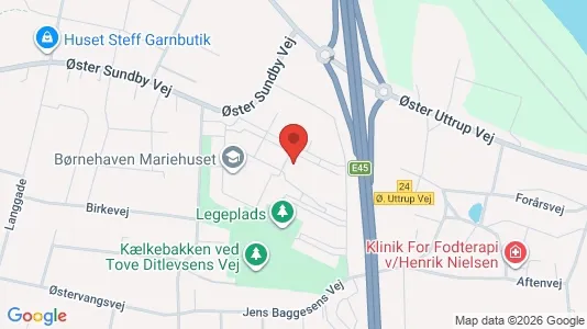 Apartments for rent i Aalborg Center - kort over placeringen