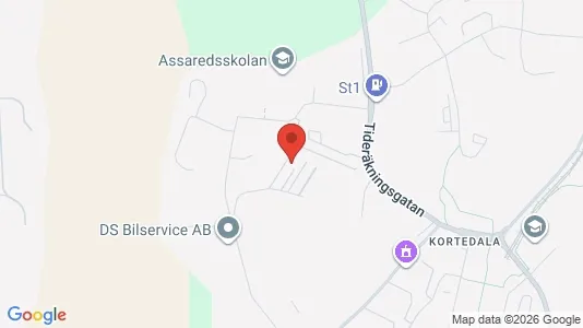 Apartments for rent i Gothenburg East - kort over placeringen