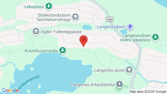 Rooms for rent i Søgne - kort over placeringen