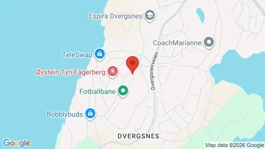 Rooms for rent i Kristiansand - kort over placeringen