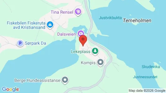 Apartments for rent i Kristiansand - kort over placeringen