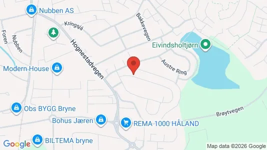 Apartments for rent i Time - kort over placeringen