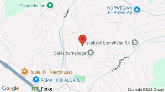 Apartments for rent i Gjesdal - kort over placeringen