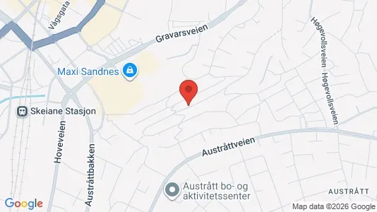 Apartments for rent i Sandnes - kort over placeringen