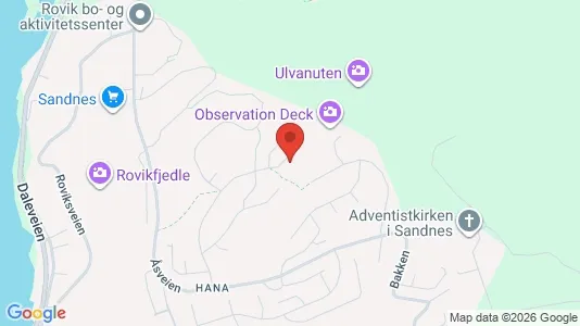 Apartments for rent i Sandnes - kort over placeringen