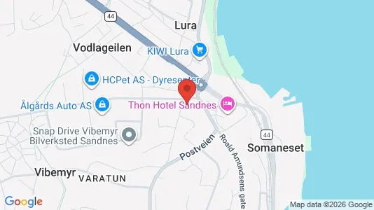 Apartments for rent i Sandnes - kort over placeringen