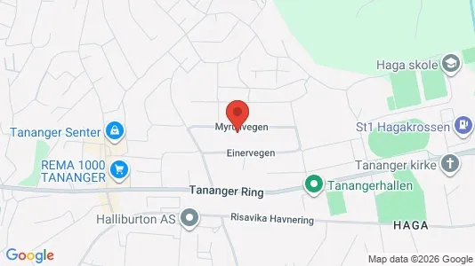 Rooms for rent i Sola - kort over placeringen