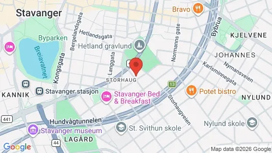 Apartments for rent i Stavanger - kort over placeringen
