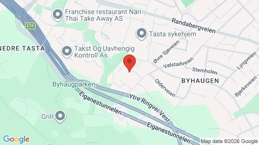 Rooms for rent i Stavanger - kort over placeringen