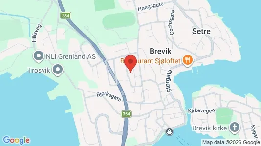 Apartments for rent i Porsgrunn - kort over placeringen