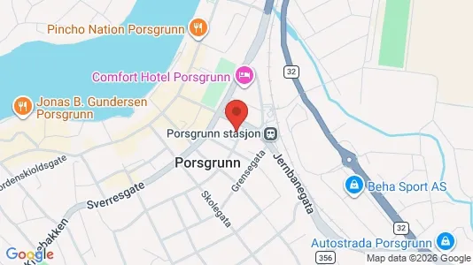 Apartments for rent i Porsgrunn - kort over placeringen