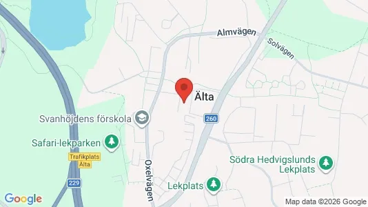 Apartments for rent i Nacka - kort over placeringen