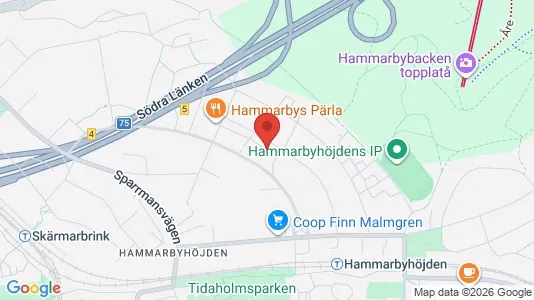 Apartments for rent i Stockholm South - kort over placeringen