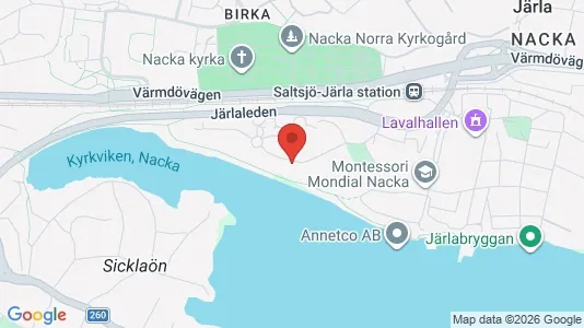 Apartments for rent i Nacka - kort over placeringen