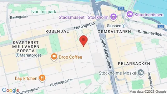 Apartments for rent i Södermalm - kort over placeringen