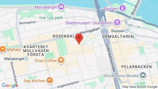 Apartments for rent i Södermalm - kort over placeringen