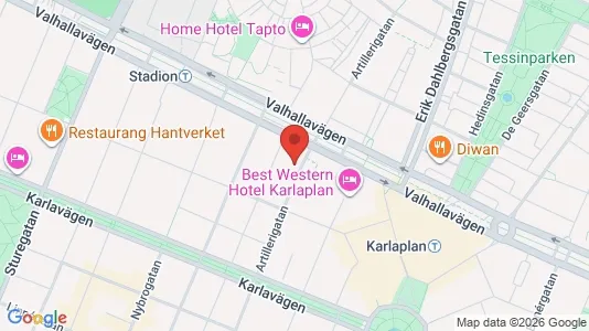 Apartments for rent i Östermalm - kort over placeringen