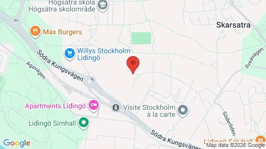 Apartments for rent i Lidingö - kort over placeringen