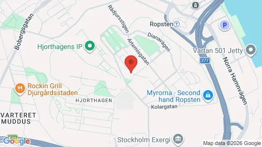 Apartments for rent i Gärdet/Djurgården - kort over placeringen