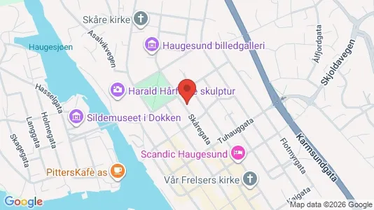 Apartments for rent i Haugesund - kort over placeringen