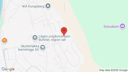 Apartments for rent i Kongsberg - kort over placeringen