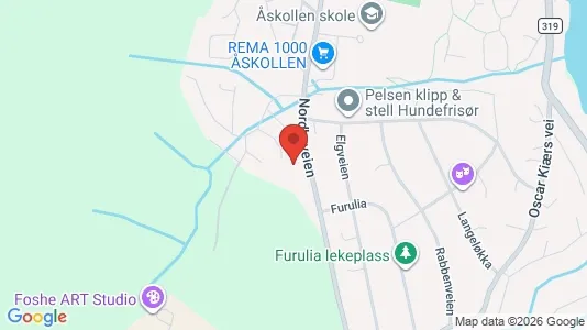 Apartments for rent i Drammen - kort over placeringen