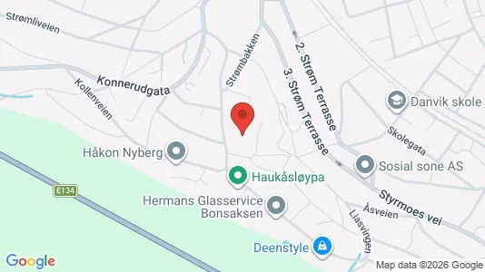 Apartments for rent i Drammen - kort over placeringen