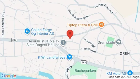 Apartments for rent i Drammen - kort over placeringen