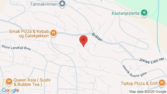 Apartments for rent i Drammen - kort over placeringen