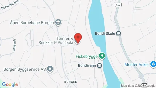 Apartments for rent i Asker - kort over placeringen