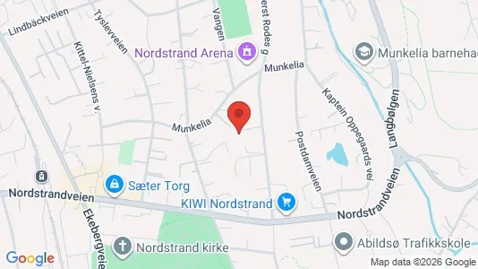 Rooms for rent i Oslo Nordstrand - kort over placeringen